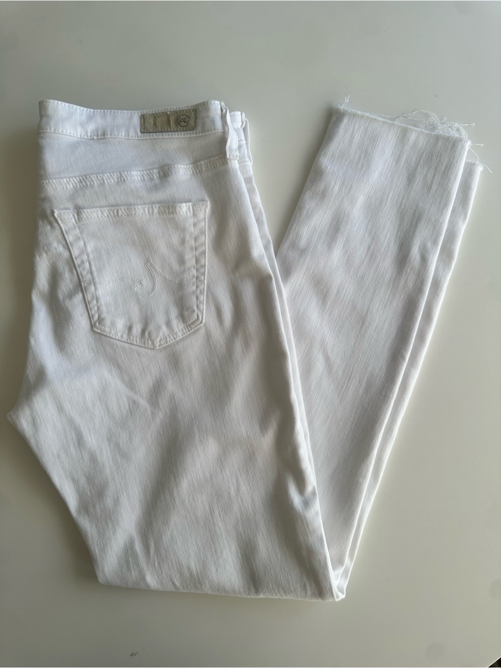 AG Adriano Goldschmied White Skinny Jeans